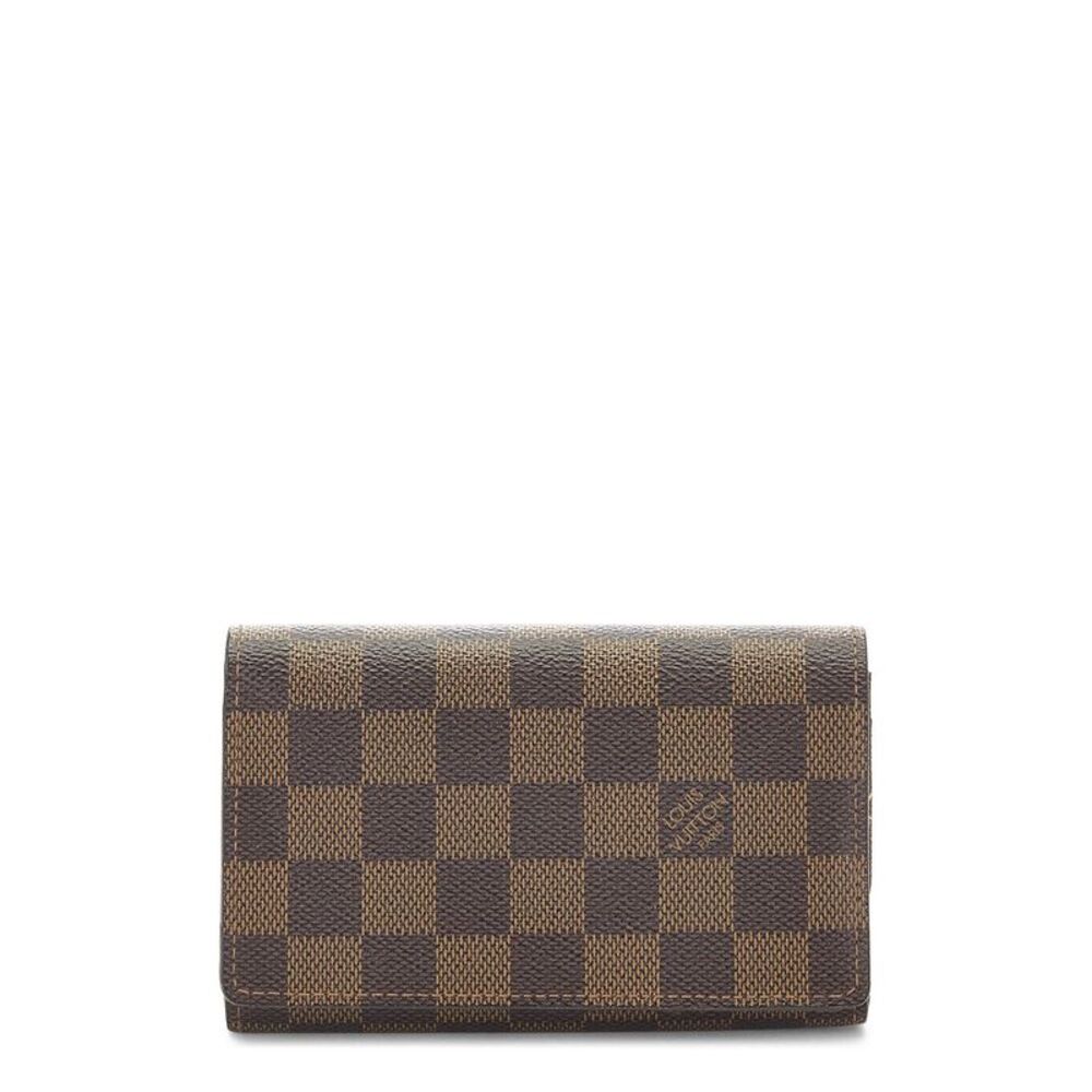 Louis Vuitton Brown Damier Ebene Coated Canvas Porte Tresor Wallet